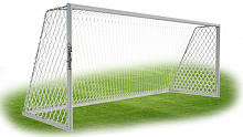 Ворота алюминиевые футбольные 7,32х2,44 мобильные, арт VFIS-7