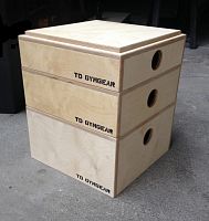 PLyoBox(Прыжковая тумба) деревянный 3 в 1