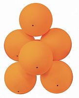 Мяч для настольного тенниса Atemi 1* (6 шт/уп.) оранжевый