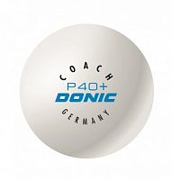 Мяч для настольного тенниса  DONIC Р40+ (1 шт.), 2-зв., белый (550271)